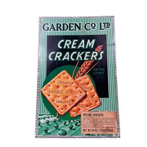 Vintage Garden Co. LTD. Hong Kong cracker tin.
